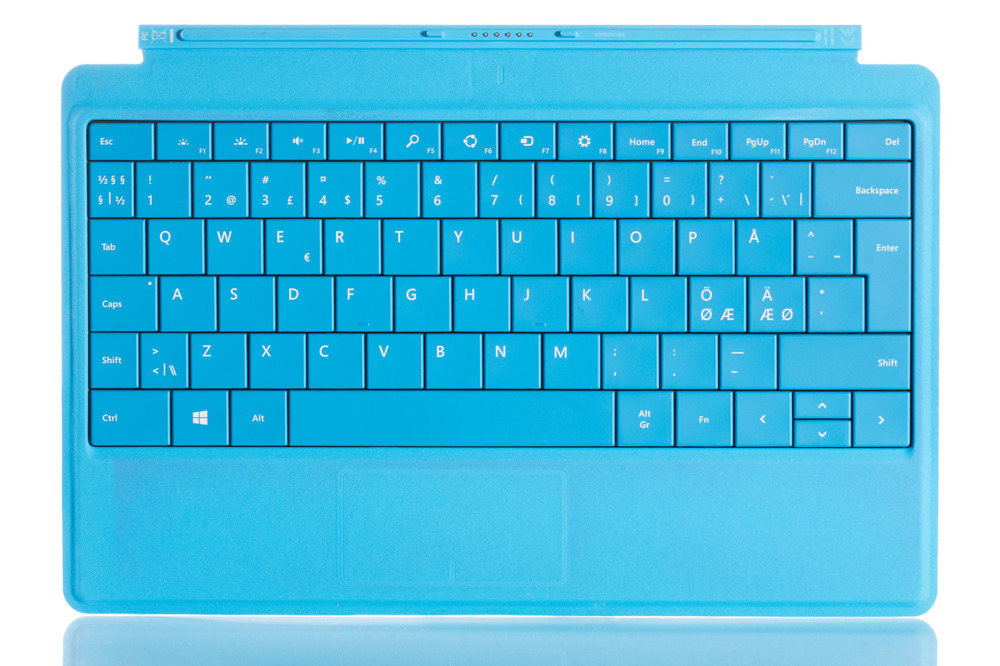Tastatur Surface Type Cover 2 Cyan Grade A (nordisch)